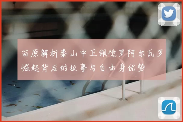 苗原解析泰山中卫佩德罗阿尔瓦罗崛起背后的故事与自由身优势