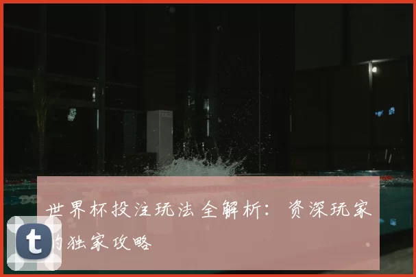世界杯投注玩法全解析：资深玩家的独家攻略